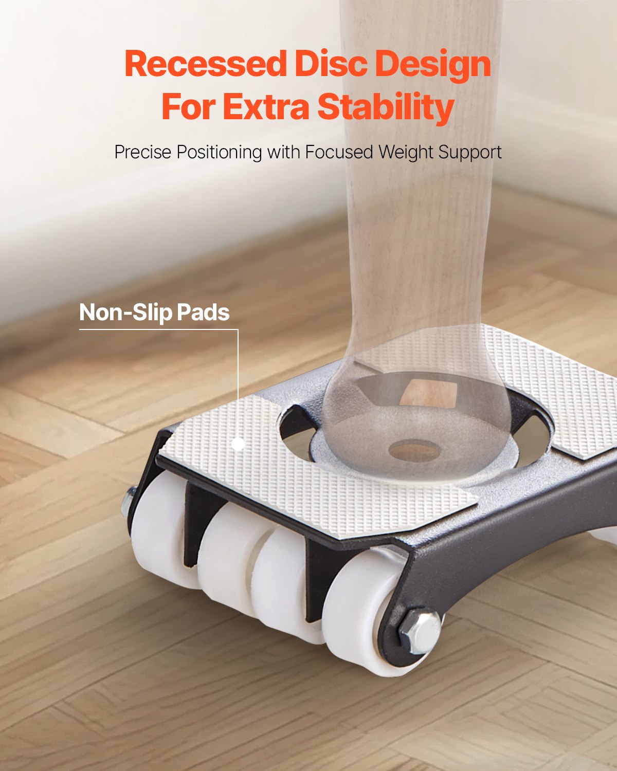 Furniture Dolly, 150 kg Load Capacity, Heavy Duty Furniture Movers with Wheels, Carbon Steel Panel, Dual-Row V952-JXYDHBJYDXL4SLOQXV0