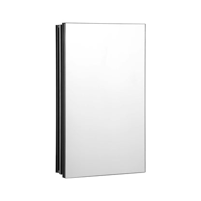 Medicine Cabinet, 14 x 24 inches, Medicine Cabinet for Bathroom with Mirror, Aluminum Frame Bathroom Wall V952-JXYJJXJ1424I3OO5PV0