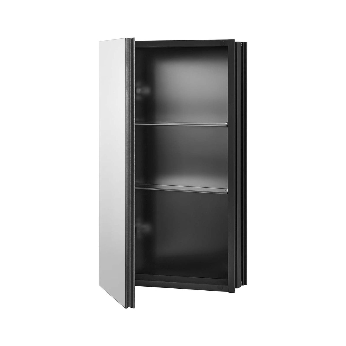 Medicine Cabinet, 14 x 24 inches, Medicine Cabinet for Bathroom with Mirror, Aluminum Frame Bathroom Wall V952-JXYJJXJ1424I3OO5PV0