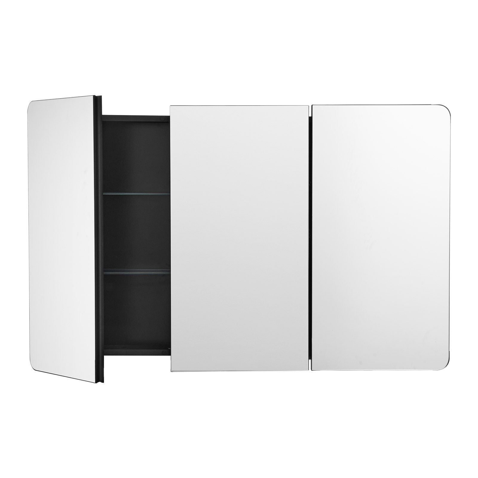 Medicine Cabinet, 25.5 x 40 inch, Medicine Cabinet for Bathroom with Mirror, Aluminum Frame Bathroom Wall V952-JXYJJXJ25540X2HYLV0