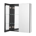 Medicine Cabinet, 26 x 30 inch, Medicine Cabinet for Bathroom with Mirror, Aluminum Frame Bathroom Wall V952-JXYJJXJ2630IPL2I7V0