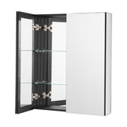 Medicine Cabinet, 26 x 30 inch, Medicine Cabinet for Bathroom with Mirror, Aluminum Frame Bathroom Wall V952-JXYJJXJ2630IPL2I7V0