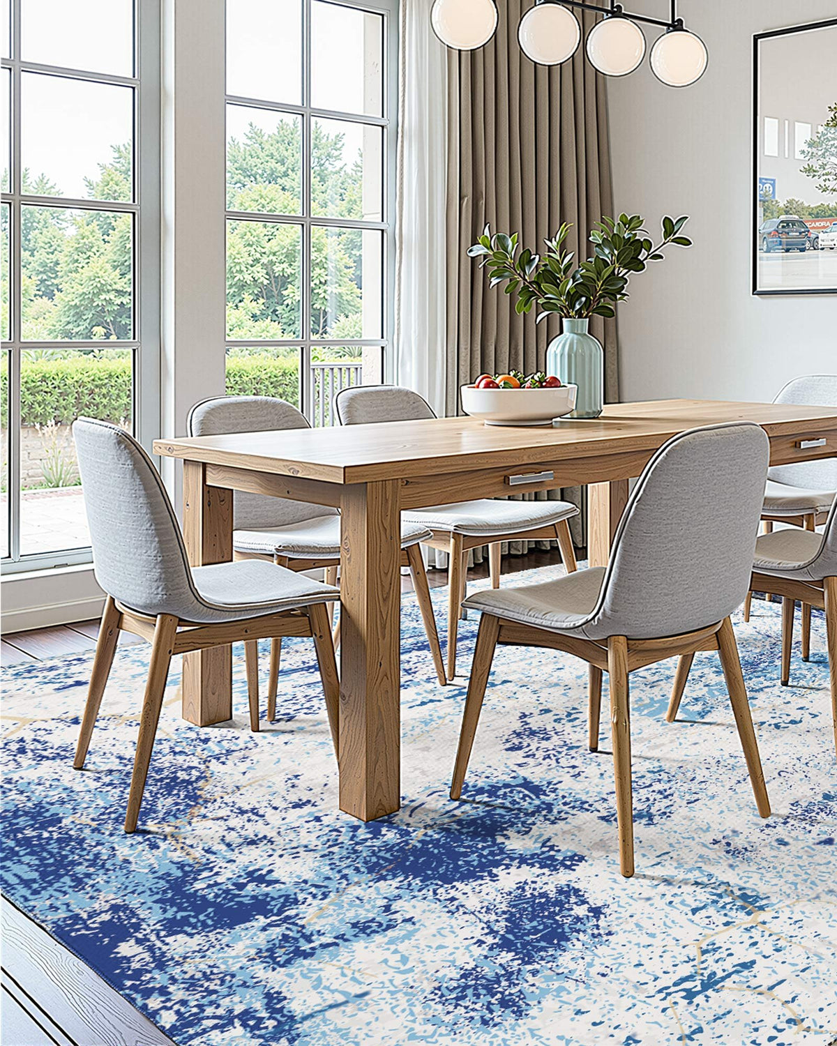 Area Rug, 1524x2133.6mm Large Washable Rug, Non-Slip and Tear-Resistant Soft Carpet, Pet & Child Friendly V952-JXZXDT5X7FTX23OBS001V0