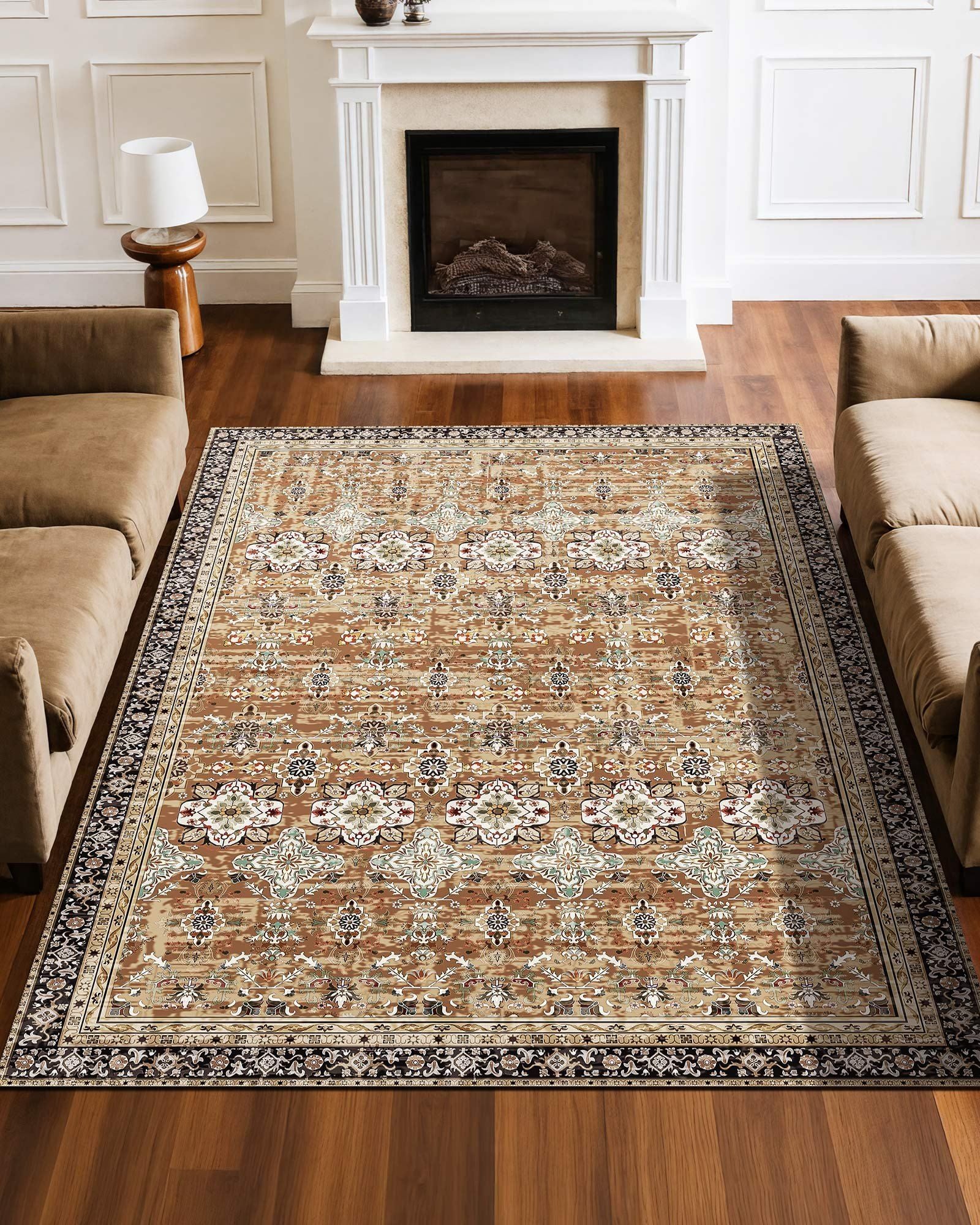 Area Rug, 1828.8x2743.2mm Large Washable Rug, Non-Slip Tear-Resistant Soft Carpet, Pet & Child Friendly V952-JXZXDT6X9FTF3O5Q8001V0