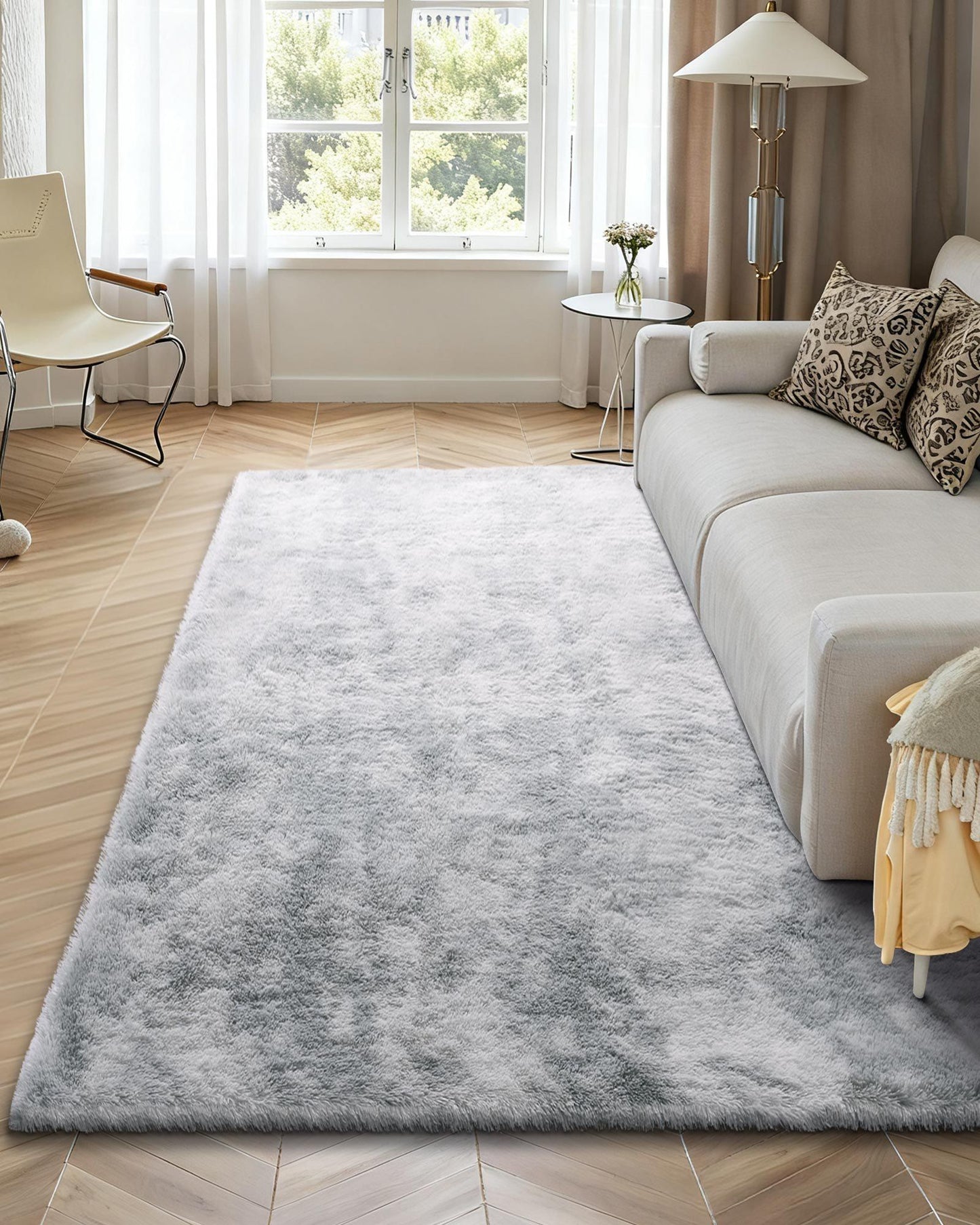 Indoor Plush Area Rugs, 1.83x2.74 m Soft Plush Carpet, FFurry Shag Area Rugs for Living Room, Bedroom, Modern V952-JXZXDTSM6X9FYV2LW001V0