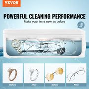 Jewelry Cleaner Ultrasonic Machine, Ultrasonic Cleaner Machine 16oz (470ml) with 4 Timer Modes, Portable V952-JYCSBQXJ35W4BF11TV3