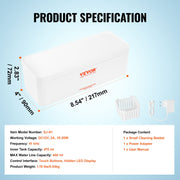 Jewelry Cleaner Ultrasonic Machine, Ultrasonic Cleaner Machine 16oz (470ml) with 4 Timer Modes, Portable V952-JYCSBQXJ35W4BF11TV3