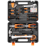 Tool Kit 132 Piece General Household Hand Tool Set with Portable Tool Case V952-JYGJTZ148PCSEF4LIV0