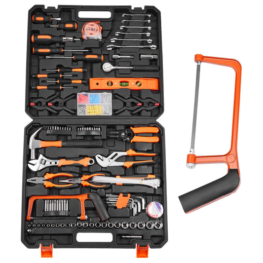 Tool Kit 216 Piece General Household Hand Tool Set with Portable Tool Case V952-JYGJTZ799PCSGG78EV0
