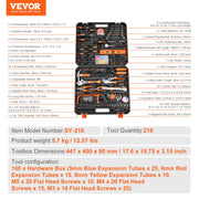 Tool Kit 216 Piece General Household Hand Tool Set with Portable Tool Case V952-JYGJTZ799PCSGG78EV0
