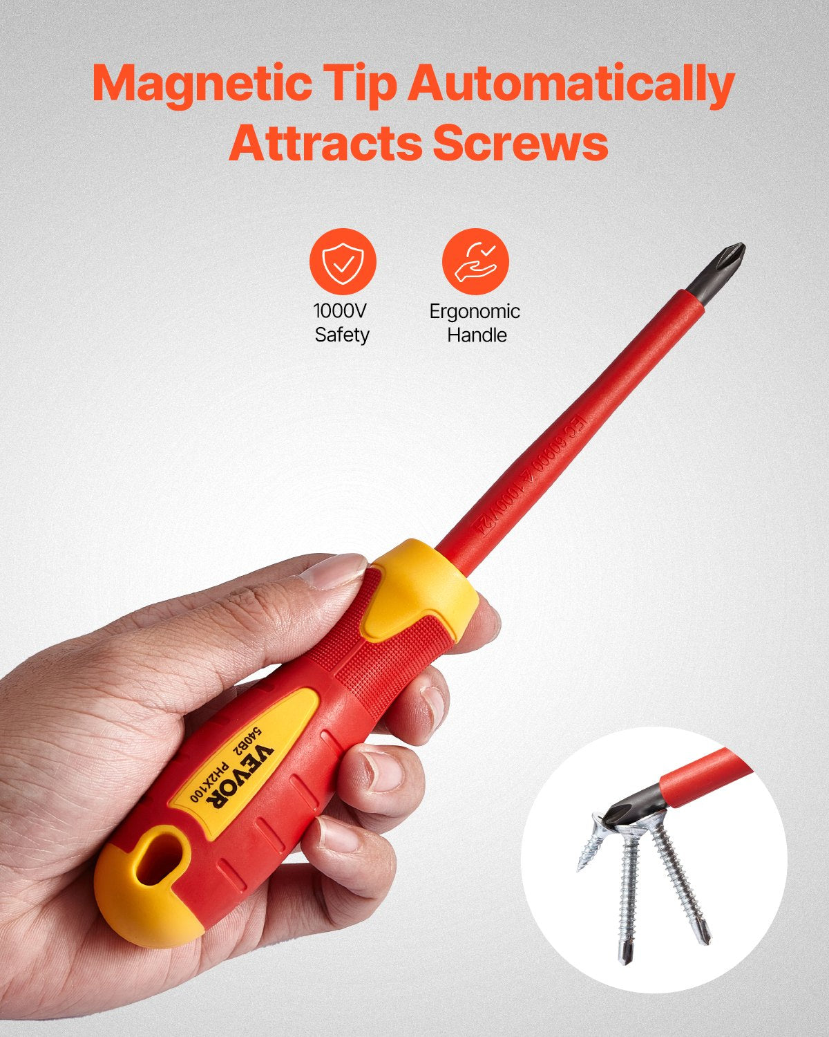 Insulated Screwdriver Set 12-Piece Insulated Tool Set for Electricians V952-JYGJTZJYQZJYCORXHV0