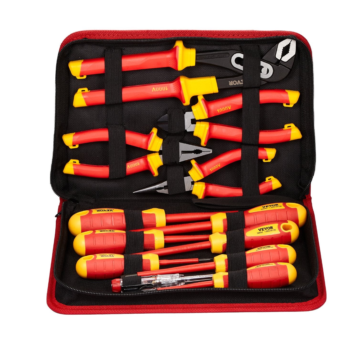 Insulated Screwdriver Set 12-Piece Insulated Tool Set for Electricians V952-JYGJTZJYQZJYCORXHV0
