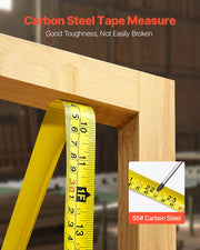 Tape Measure 7620mm Retractable Imperial Metric for Decoration V952-JYJC25INCH255RTY3001V0