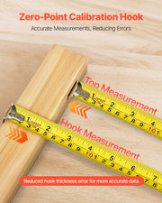 Tape Measure 7620mm Retractable Imperial Metric for Decoration V952-JYJC25INCH255RTY3001V0