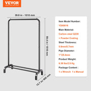Clothes Rack, Heavy Duty Clothing Garment Rack with Hanging Rod and Bottom Storage Area, Clothing Rack for V952-JYKCYJ3848111P4UWV0