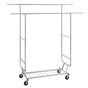 Heavy Duty Clothes Rack, Double Hanging Rod Clothing Garment Rack for Hanging Clothes, Adjustable Height and V952-JYKCYJ4858221BPVDV0