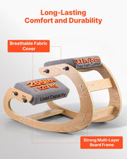 Ergonomic Kneeling Chair, Wooden Posture Knee Chair with Adjustable Thick Foam Cushions & Solid Wood Frame, V952-JYKGYHSBDLWKIM5W8001V0