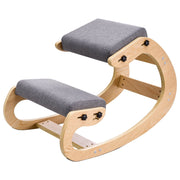 Ergonomic Kneeling Chair, Wooden Posture Knee Chair with Adjustable Thick Foam Cushions & Solid Wood Frame, V952-JYKGYHSBDLWKIM5W8001V0