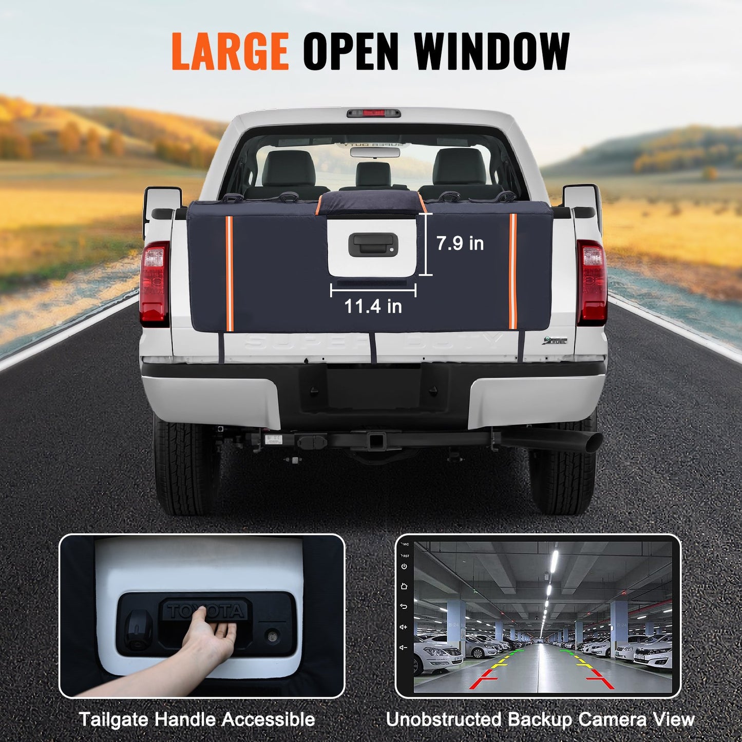 53-inch Tailgate Pad 5-Bike Pickup Truck Bed Tailgate Pad Protector Cover V952-JYKWMD54INCHUQZ4FV0