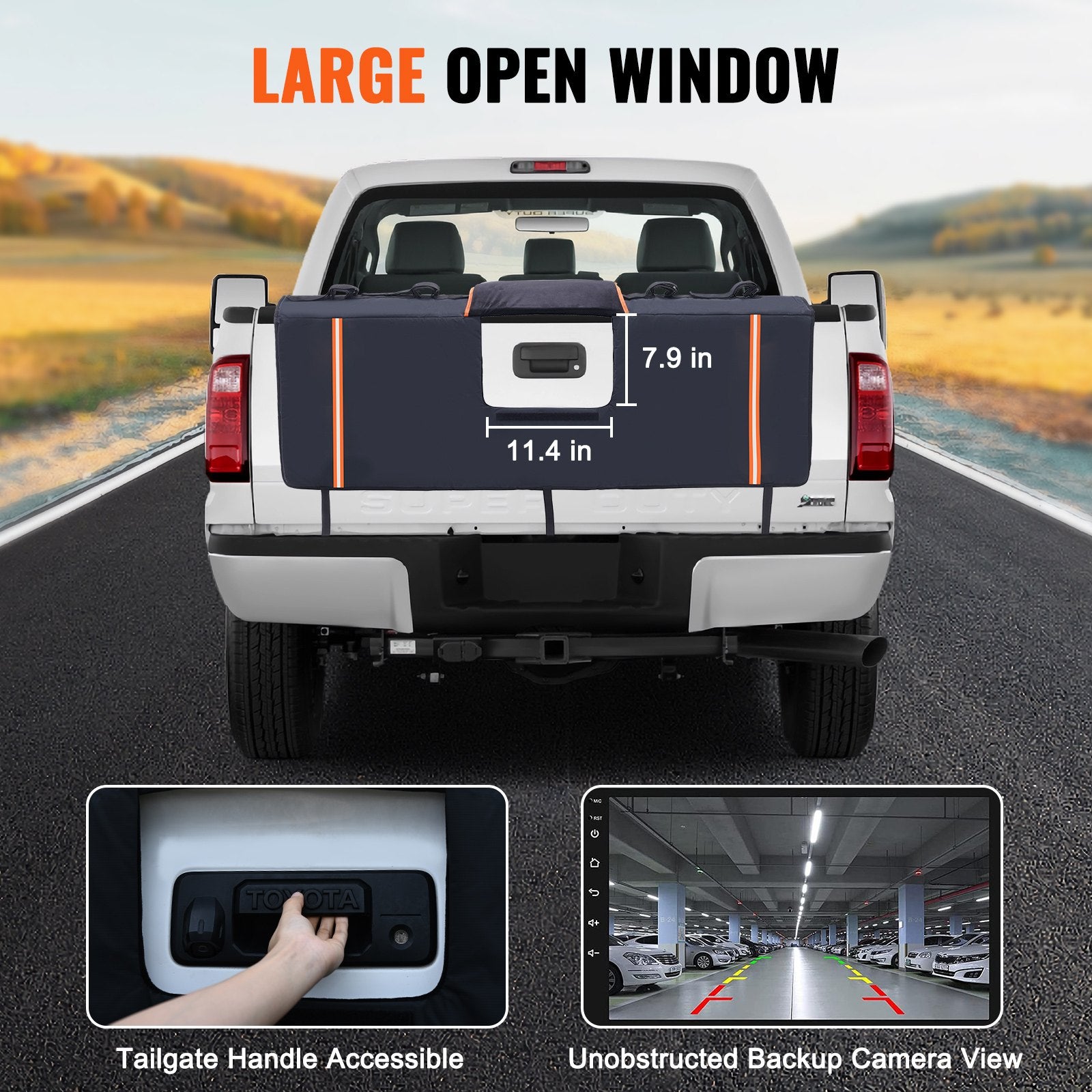 53-inch Tailgate Pad 5-Bike Pickup Truck Bed Tailgate Pad Protector Cover V952-JYKWMD54INCHUQZ4FV0