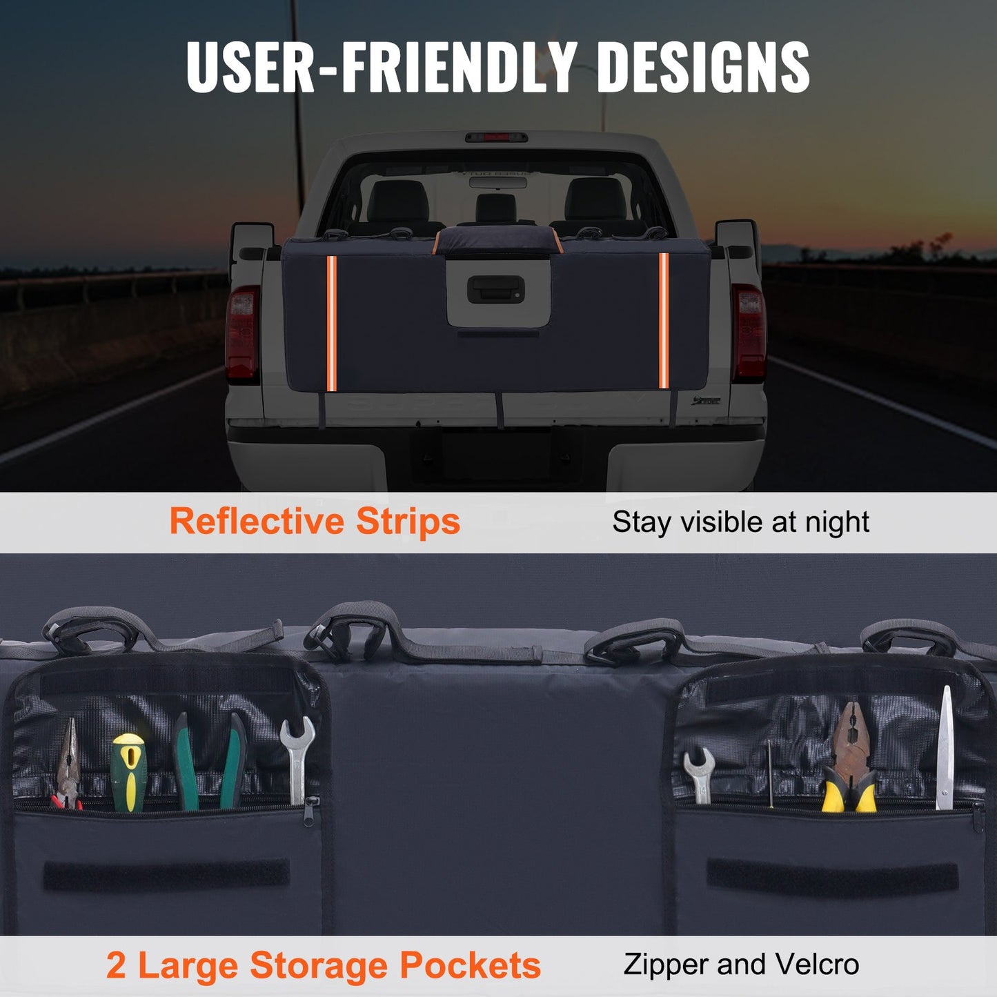 53-inch Tailgate Pad 5-Bike Pickup Truck Bed Tailgate Pad Protector Cover V952-JYKWMD54INCHUQZ4FV0