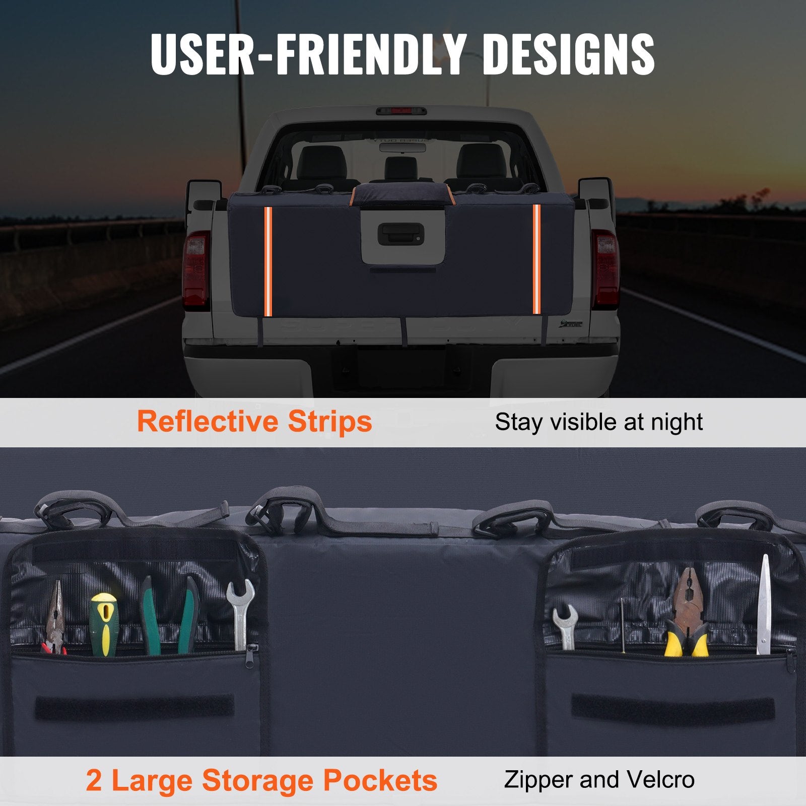 53-inch Tailgate Pad 5-Bike Pickup Truck Bed Tailgate Pad Protector Cover V952-JYKWMD54INCHUQZ4FV0