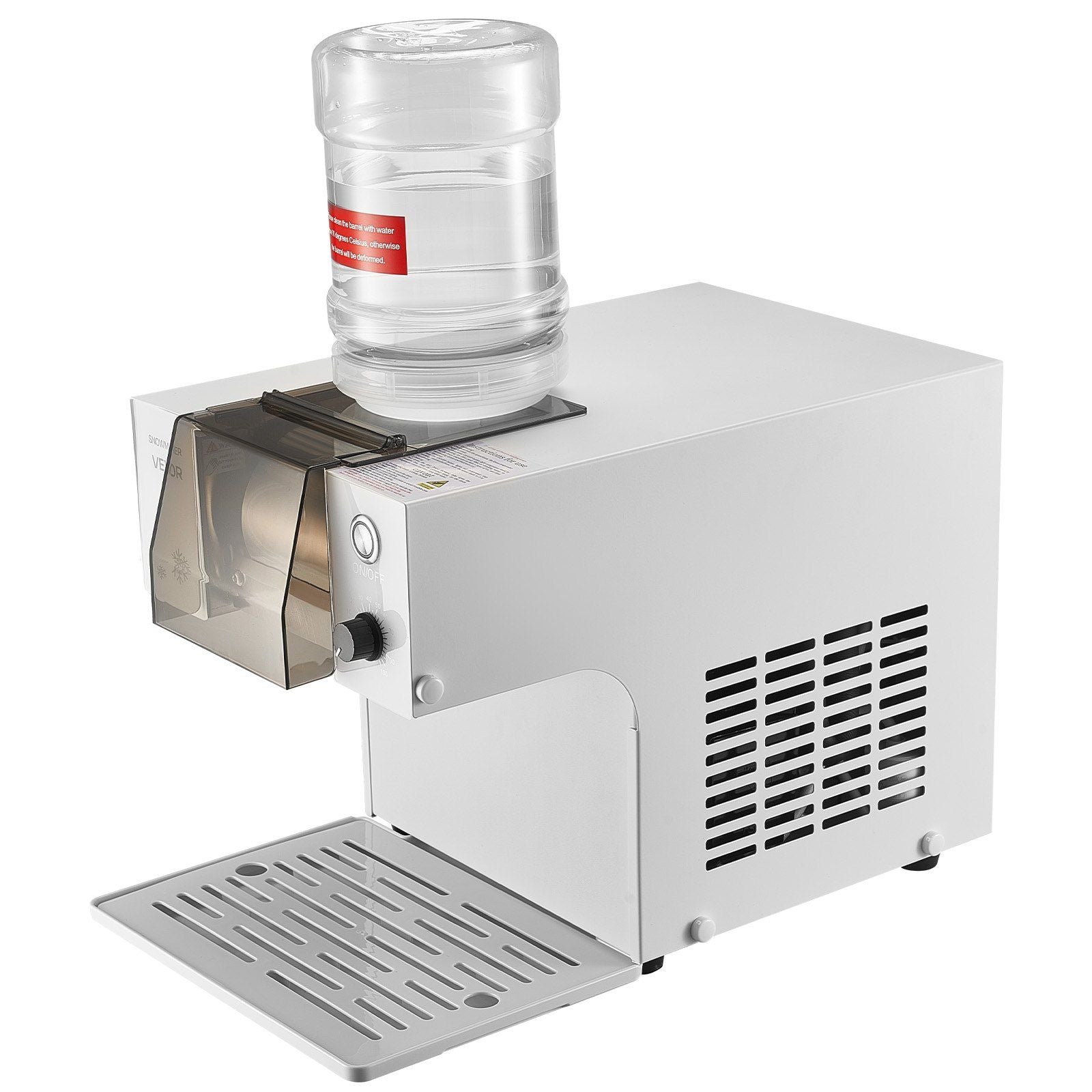 Snowflake Ice Machine, 60KG/24H Snowflake Ice Maker, Ice-Shaver Machine with Stainless Steel Blade, Electric V952-JYNBJFL60KG2QMVKB001V3