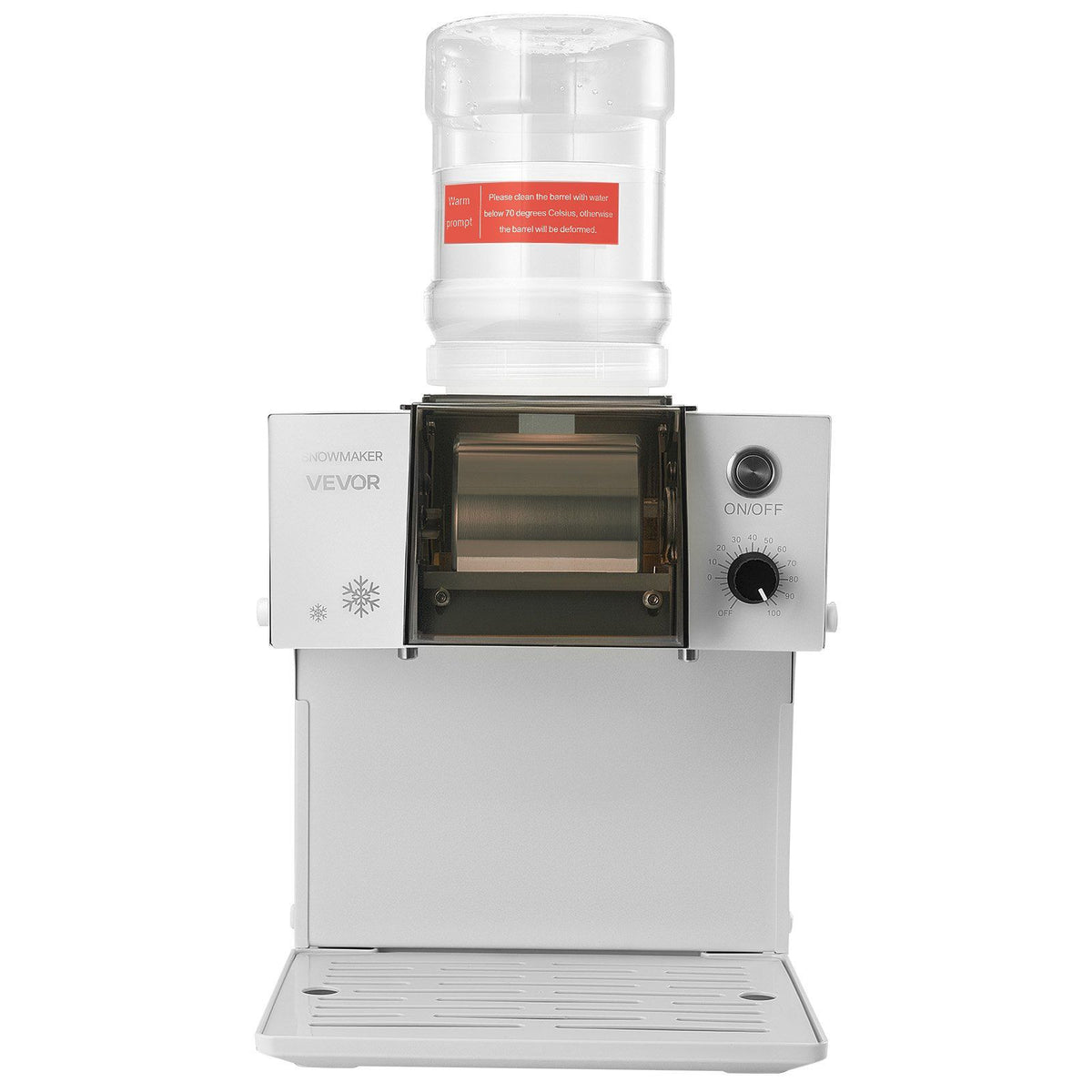 Snowflake Ice Machine, 80KG/24H Snowflake Ice Maker, Ice-Shaver Machine with Stainless Steel Blade, Electric V952-JYNBJFL80KG2AWYVE001V3