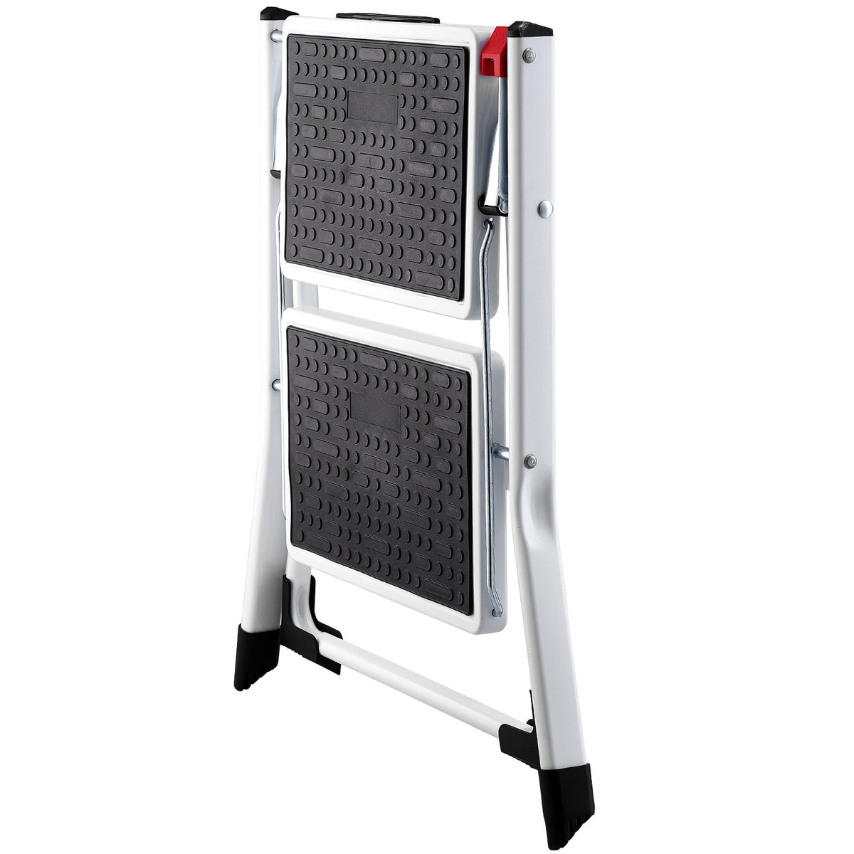 Step Ladder 2-Step 150kg Capacity, Ergonomic Folding Steel Step Stool with Wide Anti-Slip Pedal, Sturdy Step V952-JYTDGKZDLB00QE3JSV0
