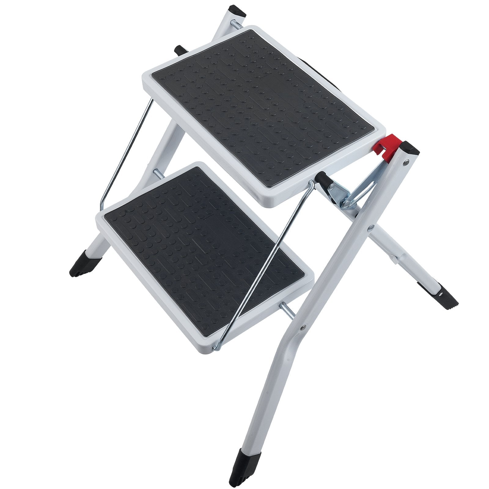 Step Ladder 2-Step 150kg Capacity, Ergonomic Folding Steel Step Stool with Wide Anti-Slip Pedal, Sturdy Step V952-JYTDGKZDLB00QE3JSV0