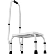 Step Stool 1-Step 150KG Capacity, 3 Adjustable Height with Handle Steel Step Ladder, Portable Toddler Step V952-JYTDGYBDFSFGRM69CV0