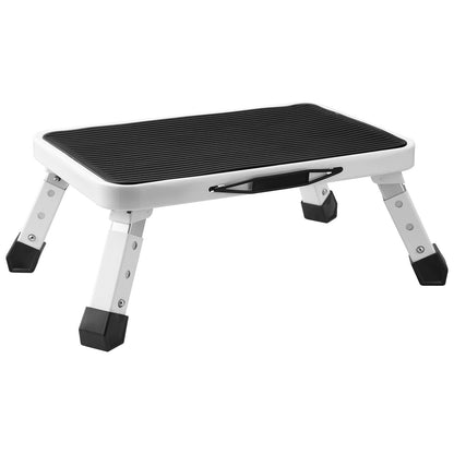 Step Stool 1-Step 150KG Capacity, Folding Steel Step Ladder 3 Adjustable Height, Portable Toddler Step Stools V952-JYTDGYBWFSKZJ2NKYV0