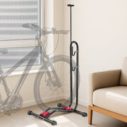 Bike Rack, Upright Bike Stand Floor for 406.4 to 700 mm Mountain & Road Bikes, Vertical & Horizontal Bicycle V952-JYZXCTFJHSHJ435N7001V0