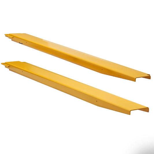 Pallet Fork Extensions, 2130 mm Length 140 mm Width, Heavy Duty Steel Fork Extensions for Forklifts, 1 Pair V952-JZHCTYTS84IN89VTOV0