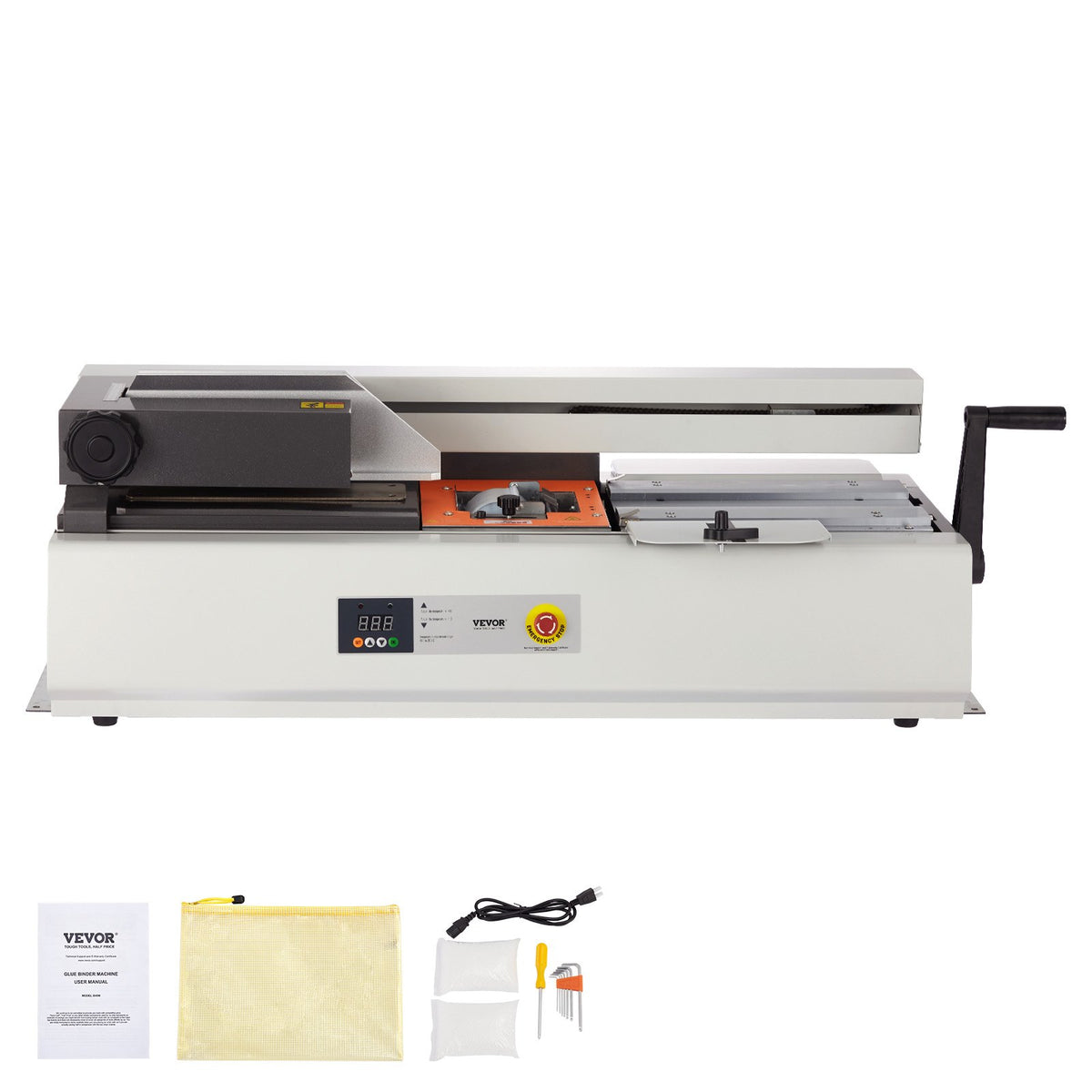 Thermal Binding Machine, 400 Sheets Capacity Hot Glue Binding Machine, Thermal Book Binder 40mm Binding V952-JZJ20400Z12649PLHV3