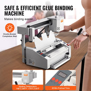 Thermal Binding Machine, 400 Sheets Capacity Hot Glue Binding Machine, Thermal Book Binder 50mm Binding V952-JZJ20500Z126KS8FHV3
