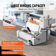 Thermal Binding Machine, 400 Sheets Capacity Hot Glue Binding Machine, Thermal Book Binder 50mm Binding V952-JZJ20500Z126KS8FHV3