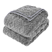 Weighted Blanket, 9 kg, 1524 x 2032 mm Queen Size, Sherpa Fleece Heavy Blanket with Glass Beads, Soft Warm V952-JZMTYGRTHRT2DXUNJ001V0