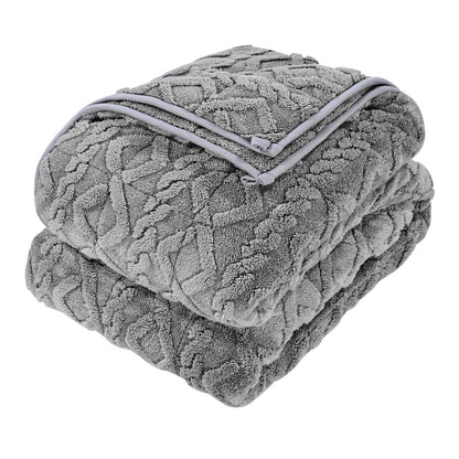 Weighted Blanket, 9 kg, 1524 x 2032 mm Queen Size, Sherpa Fleece Heavy Blanket with Glass Beads, Soft Warm V952-JZMTYGRTHRT2DXUNJ001V0