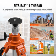 Laser Level Tripod Stand 5/8"-11 Thread 27.16-67.71 in Height Adjustment V952-JZSJJZXSJS008GPZVV0