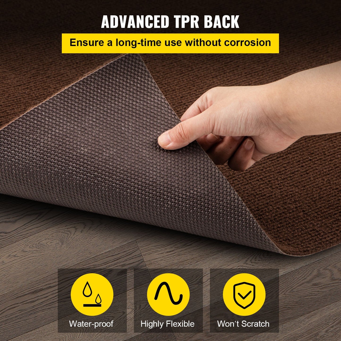 Marine Carpet, 6 x 18 ft Boat Carpeting, Deep Brown Marine Grade Boat Carpet, Indoor/Outdoor Marine Carpeting V952-JZXWDT1.85.5MRHM5V0