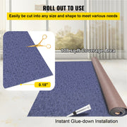Indoor Outdoor Rug Carpet Blue 6x18ft Area Rugs Runner for Patio Deck, 1.8*5.5m V952-JZXWDTLS1.8X5.5M1V0