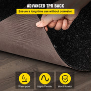Marine Carpet, 6 x 23 ft Boat Carpeting, Charcoal Black Marine Grade Boat Carpet, Indoor/Outdoor Marine V952-JZXWDTTH1.87ML4XGV0