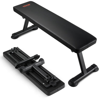 Flat Weight Bench, Foldable Strength Training Bench, Utility Workout Bench for Full Body Workout, 1000 LBS V952-JZZBGPB00000I783BV0