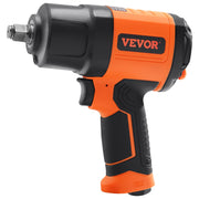 1/2-Inch Air Impact Wrench, High Torque Up to 1400 ft-lbs, Lightweight 4.6 lb Design Pneumatic Impact Gun V952-K1350N121650N3SQOV0