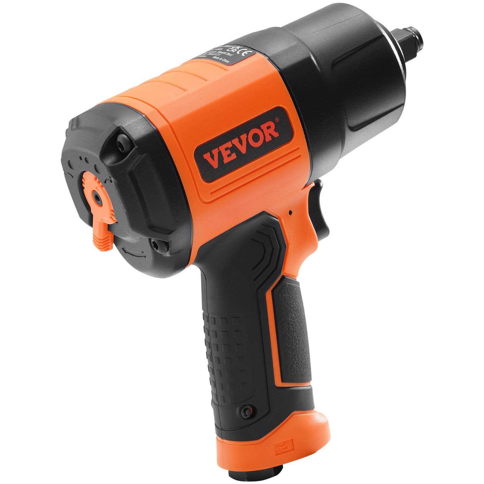 1/2-Inch Air Impact Wrench, High Torque Up to 1400 ft-lbs, Lightweight 4.6 lb Design Pneumatic Impact Gun V952-K1350N121650N3SQOV0