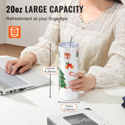 24 Pack Straight Sublimation Tumblers, 20 oz Blank Tumbler Bulk, Stainless Steel Double Wall Tumbler Cups V952-KBJPJTJBXG24E30BHV0