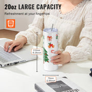 50 Pack Straight Sublimation Tumblers, 20 oz Blank Tumbler Bulk, Stainless Steel Double Wall Tumbler Cups V952-KBJPJTJBXG507H8NIV0