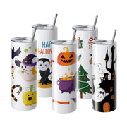 50 Pack Straight Sublimation Tumblers, 20 oz Blank Tumbler Bulk, Stainless Steel Double Wall Tumbler Cups V952-KBJPJTJBXG507H8NIV0