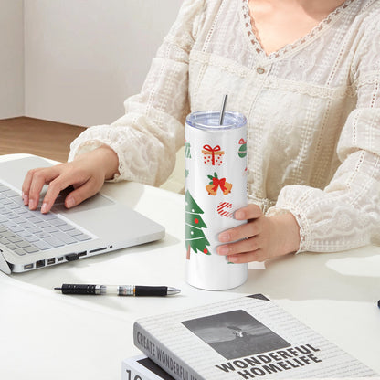 8 Pack Straight Sublimation Tumblers, 30 oz Blank Tumbler Bulk, Stainless Steel Double Wall Tumbler Cups with V952-KBJPJTJBXG8J1O806V0